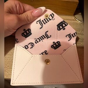Juicy Couture White Card Holder Wallet